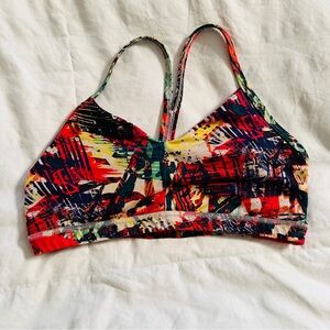 Fleo tropical print reinette bra size L